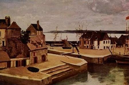Jean-Baptiste-Camille Corot Honfleur oil painting picture